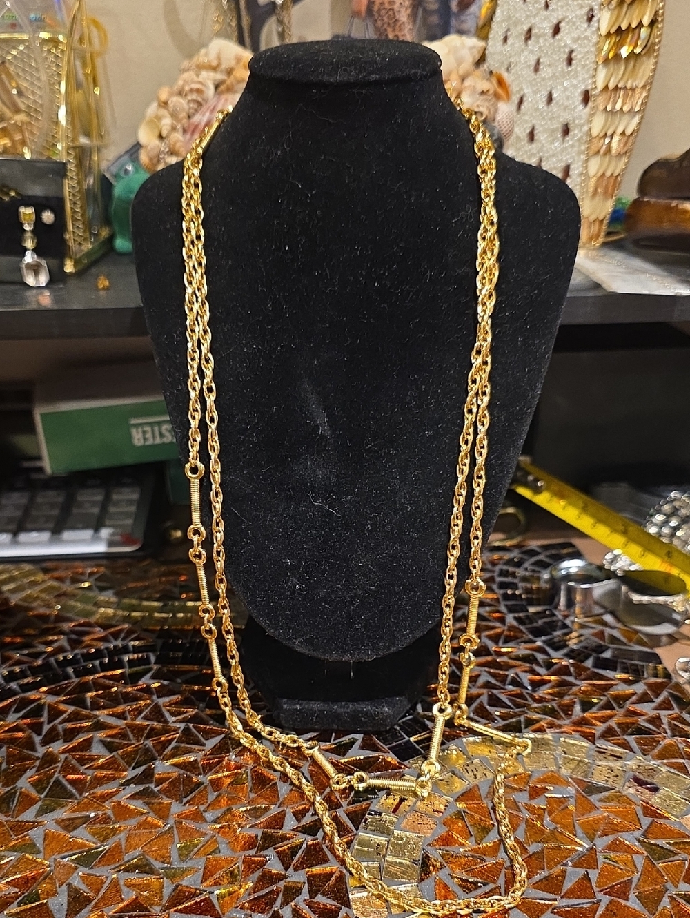 Monet Gold-Tone Layered Chain Necklace